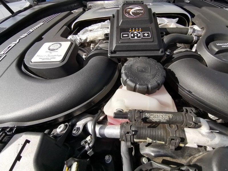Mercedes Benz C AMG C 63 with 84 KW boost with Vector Tuning Box
