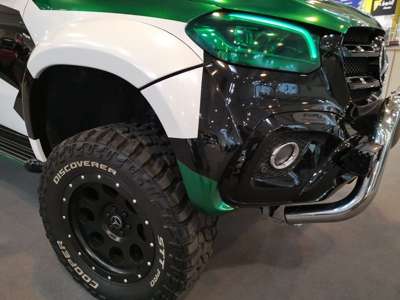 Mercedes Benz X-Class is way more cool after boost with W Keypad PLUS from Vector Tuning