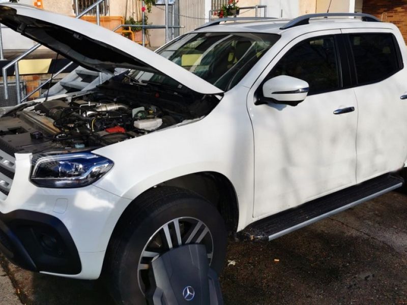 Nice, more boost and power for Mercedes X350d with W Keypad PLUS from Vector Tuning!