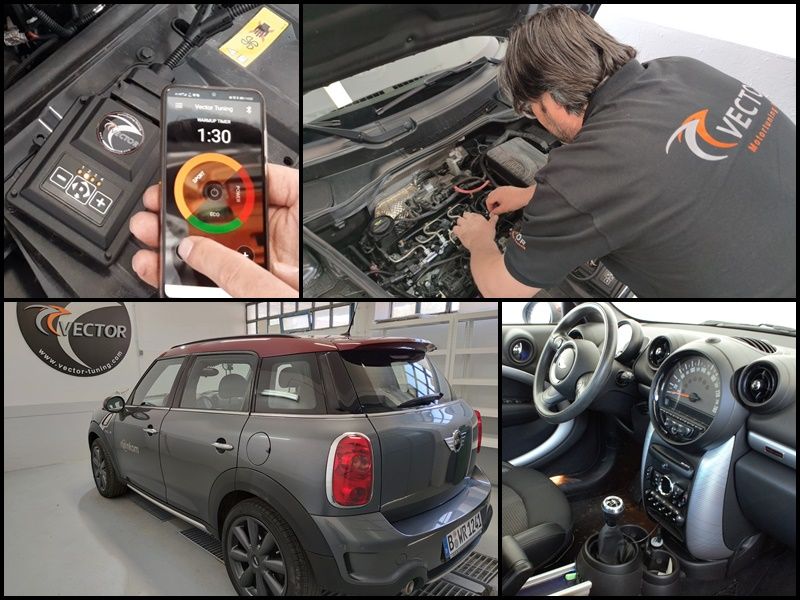 Mini Countryman sada juri seoskim cestama uz pomoć W Keypad PLUS modula od Vector Tuninga!