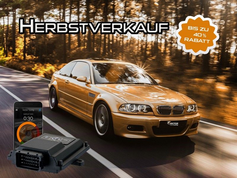 Die Blätter fallen, ebenso die Preise! Herbstverkauf im Vector Tuning!