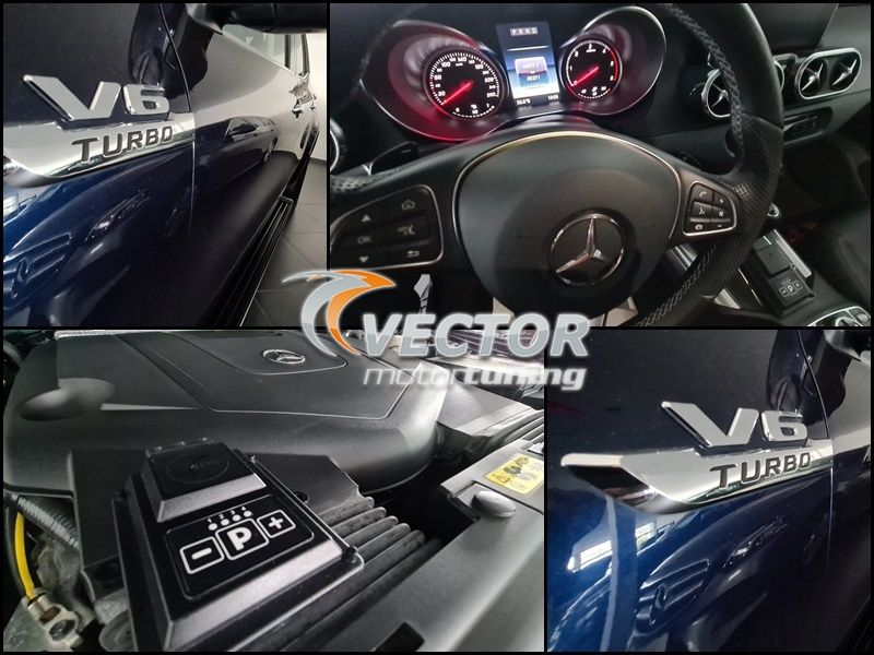Vector Tuning tuned up Mercedes Benz X 350d with W Keypad PLUS Module!