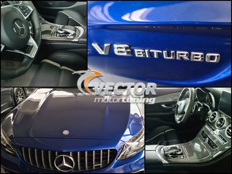 Vector Tuning upgraded Mercedes Benz C AMG C 63 S (A205) with W