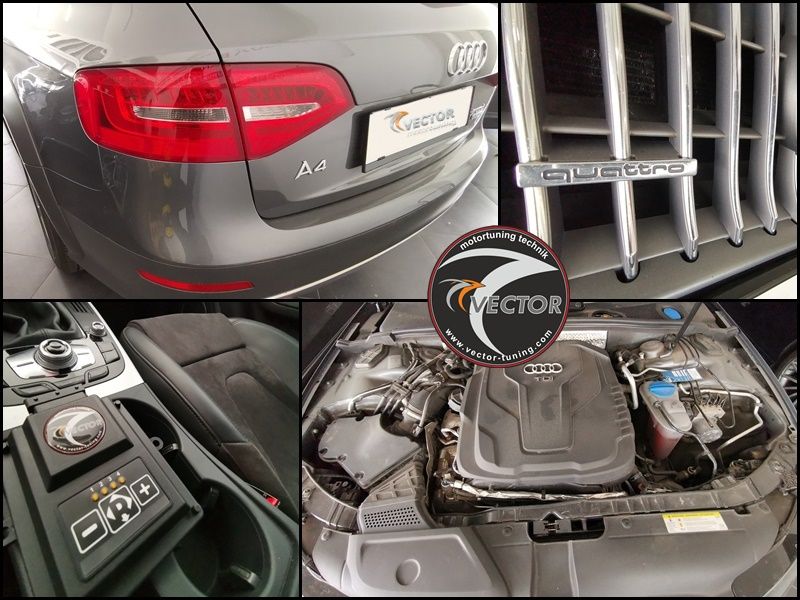 Audi A4 2.0 TDI (B8) quattro now rocks combined with W Keypad PLUS from  Vector Tuning Powerbox!